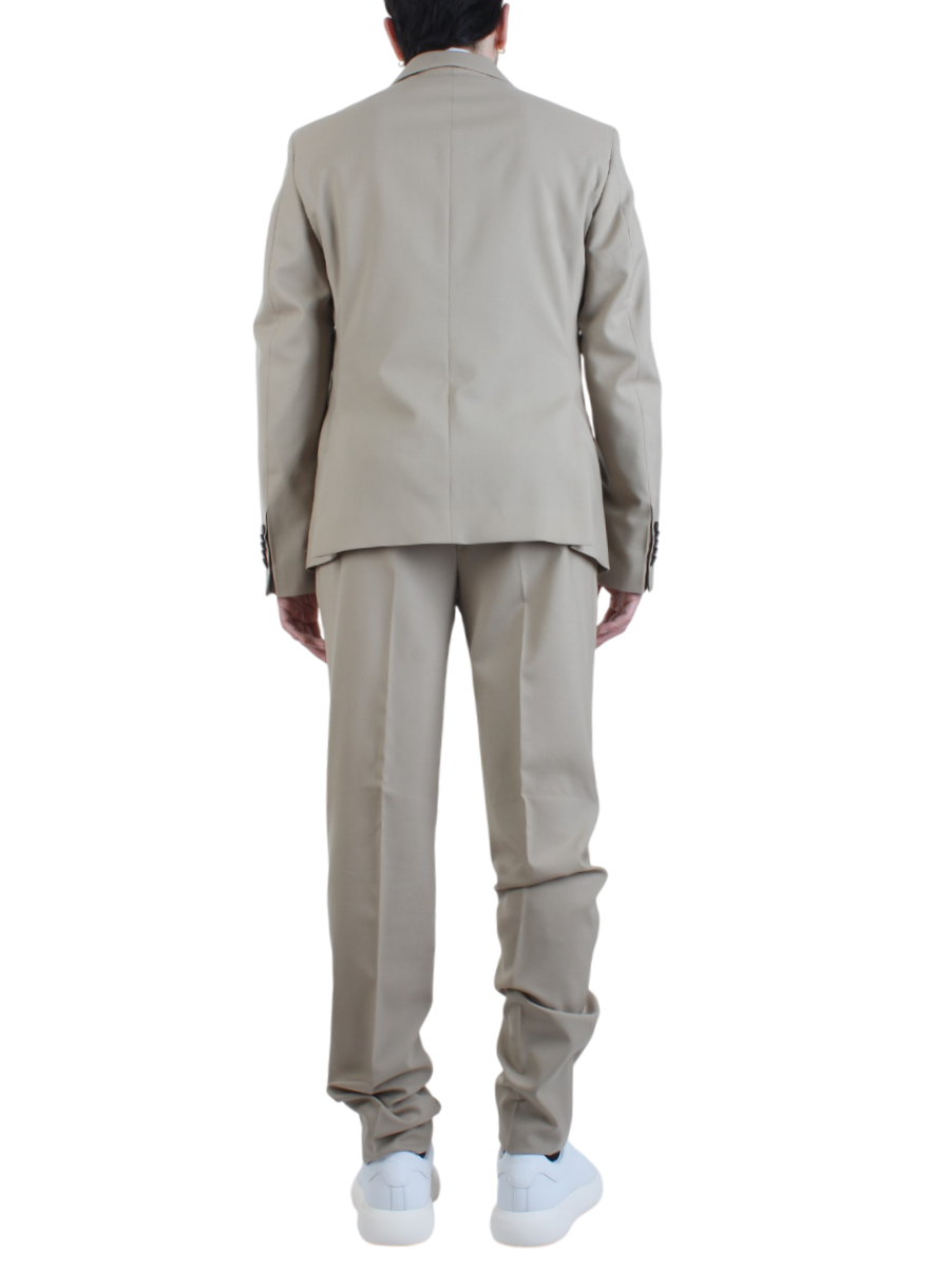 Manuel Ritz abito uomo monopetto beige