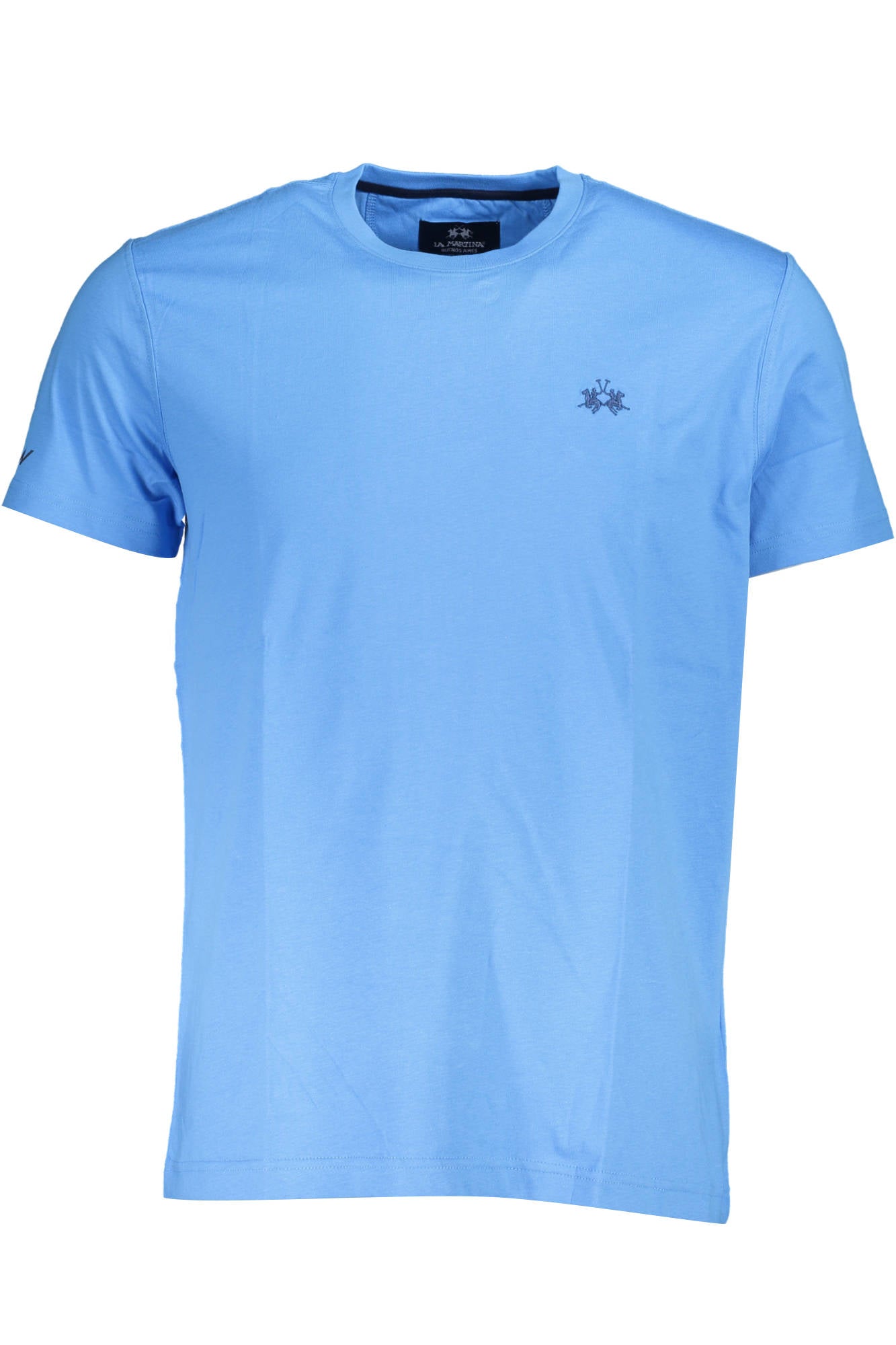 LA MARTINA T-SHIRT MANICHE CORTE UOMO AZZURRO