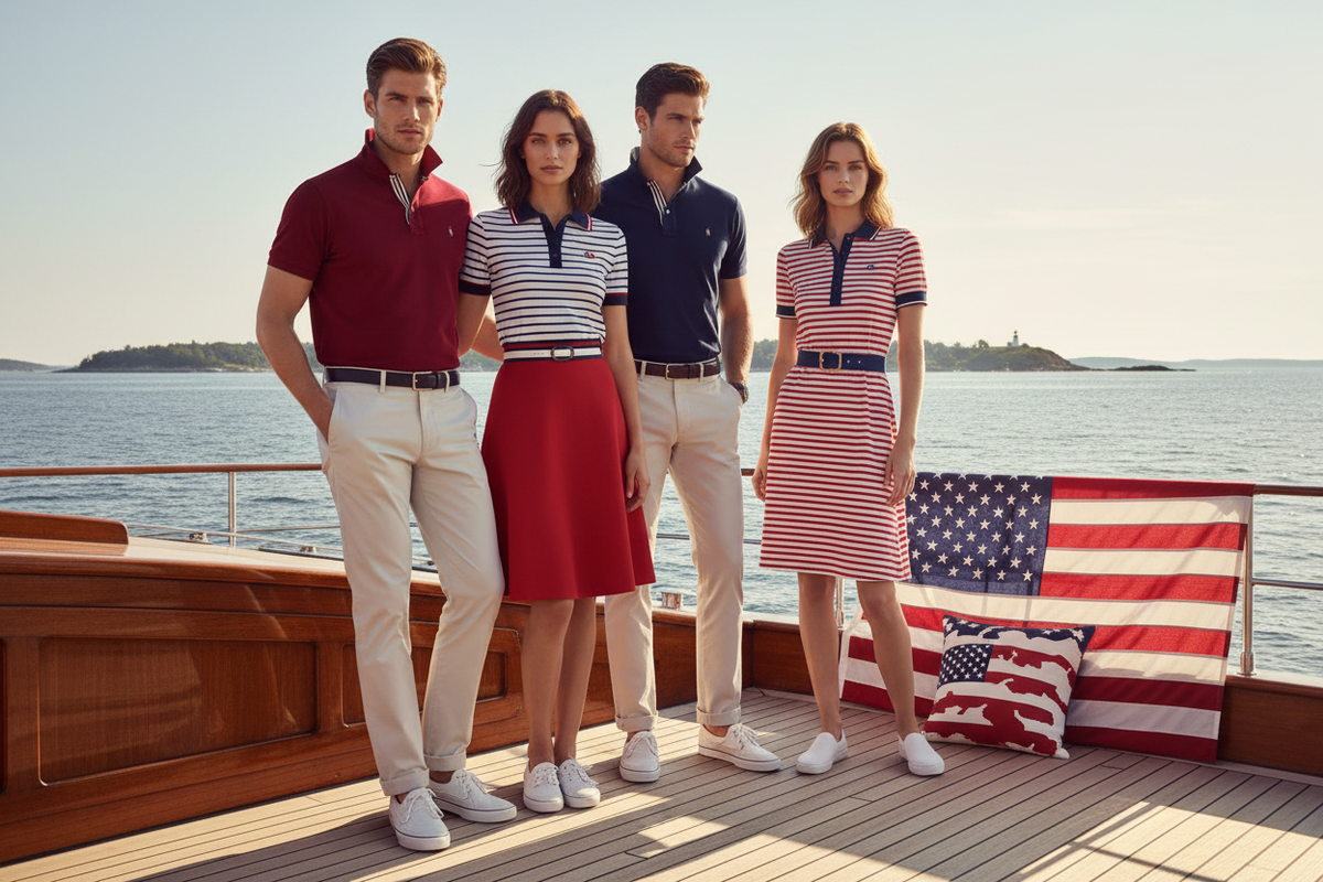 Tommy Hilfiger: il sogno americano in rosso, bianco e blu