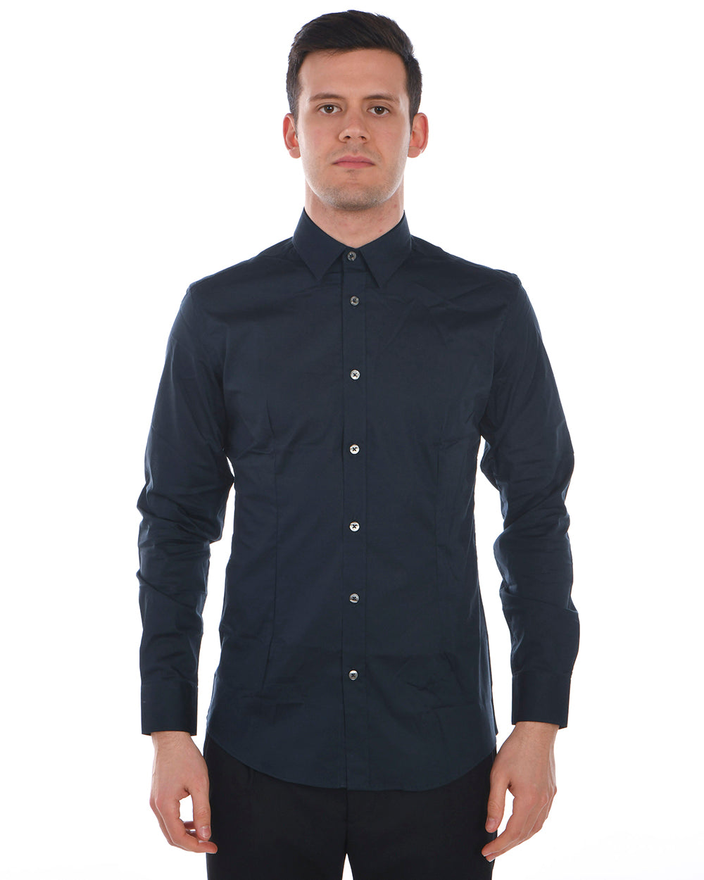 Camicia Blu Daniele Alessandrini - mem39