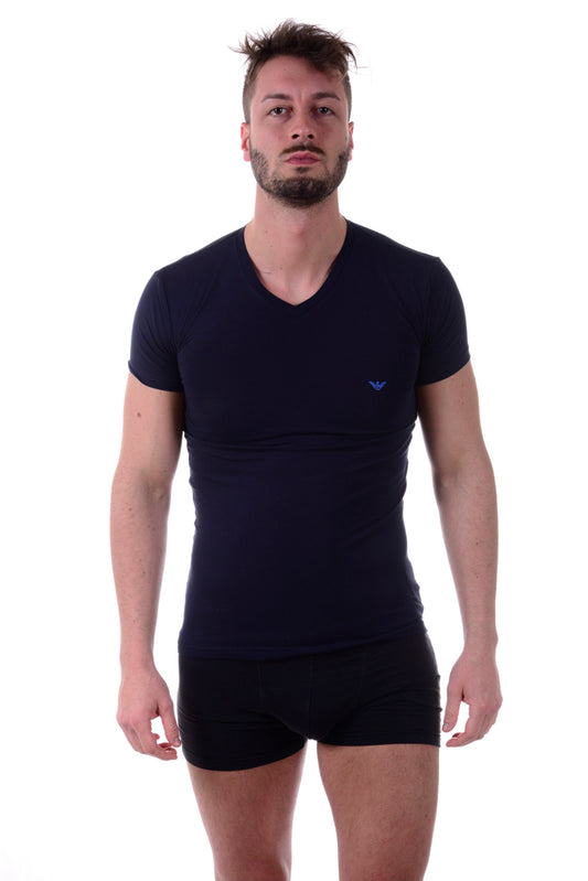 T-shirt Blu Scuro Emporio Armani - mem39