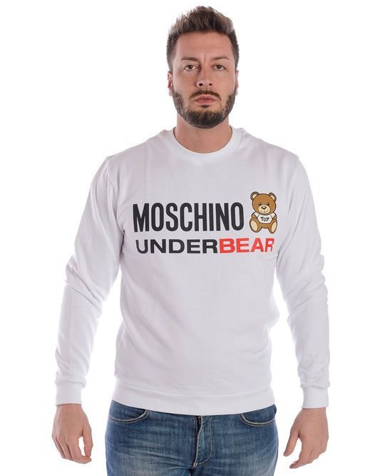 Felpa Bianca Moschino Underwear - mem39