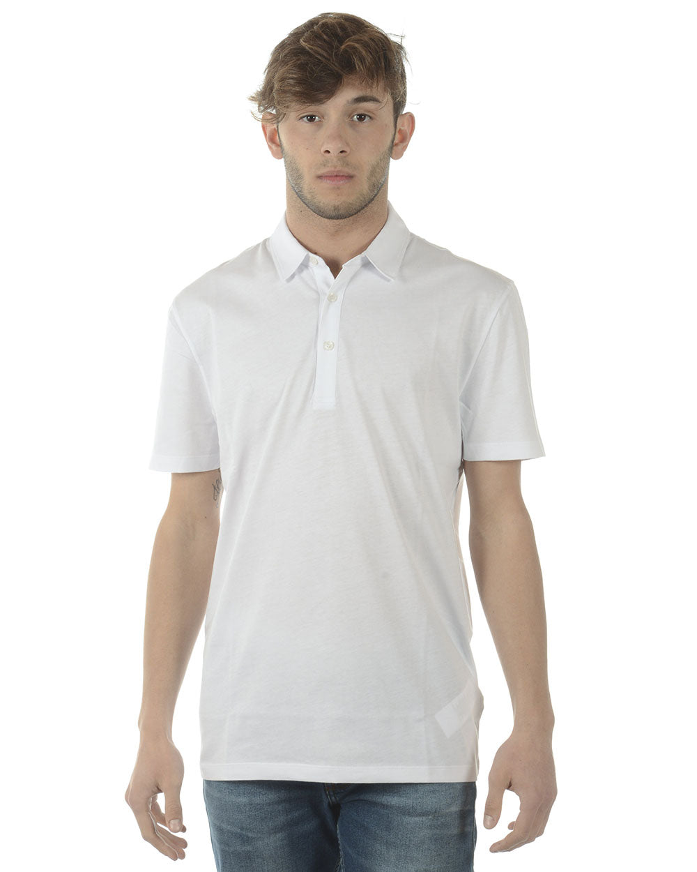 Polo Versace Collection XL Bianco - Cotone Pregiato - mem39