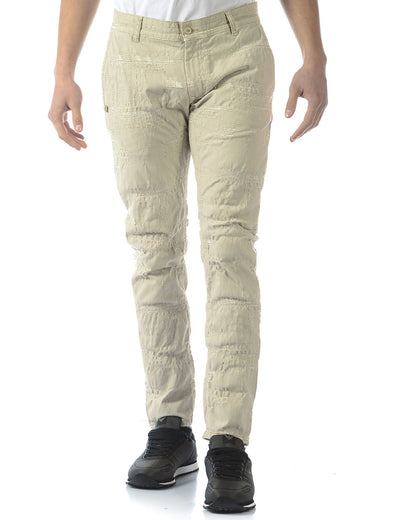 Pantaloni Beige Daniele Alessandrini - Eleganza Italiana - mem39