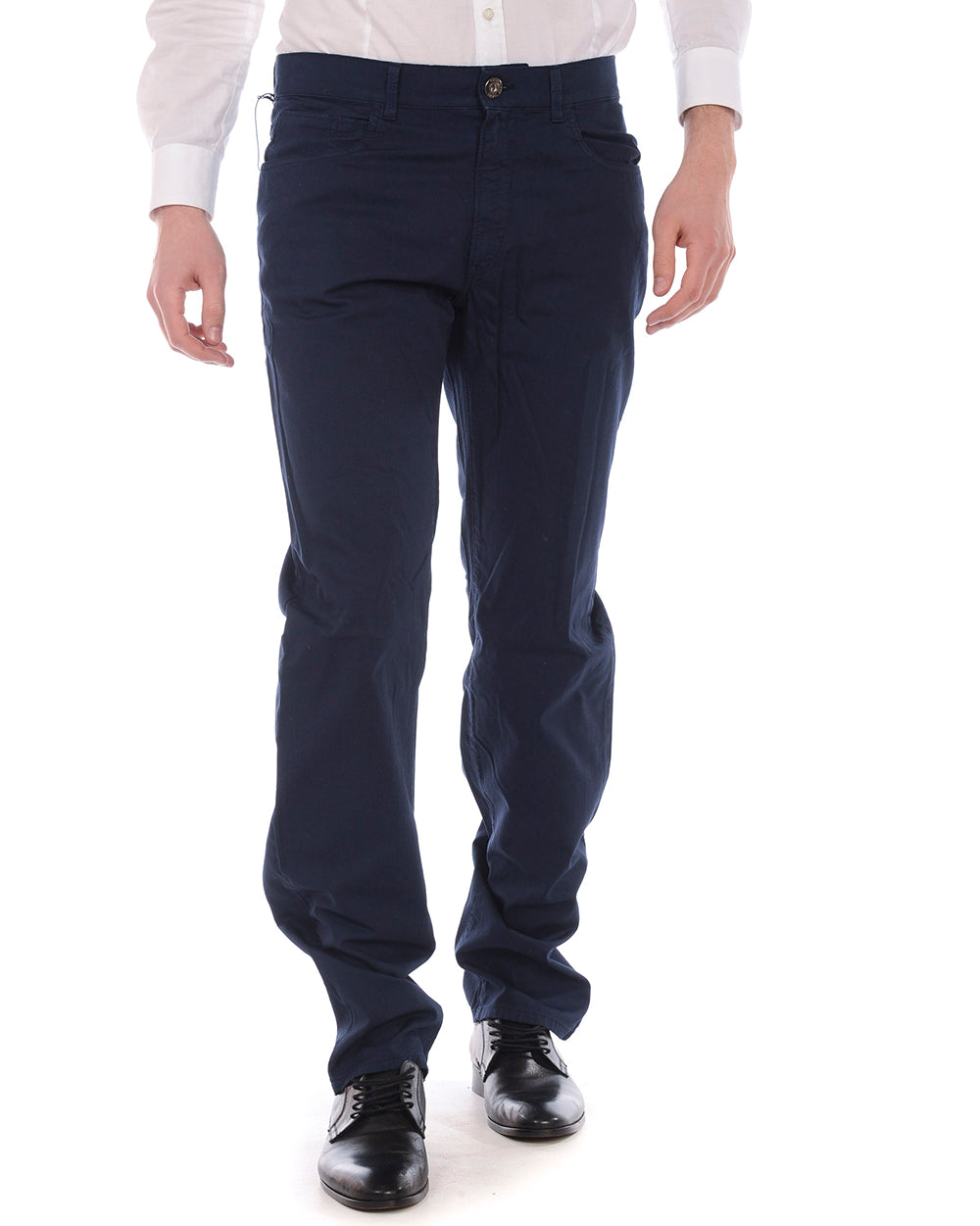 Pantaloni Trussardi Jeans Blu Comfort Elegante - mem39