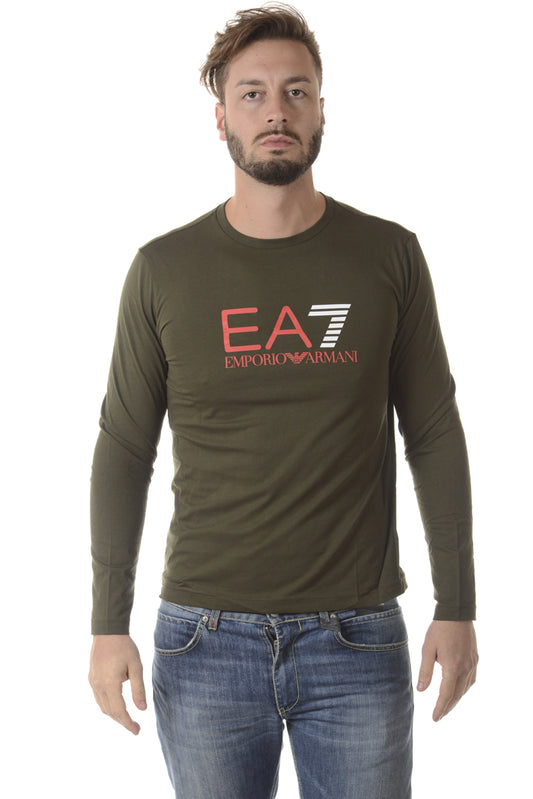 Maglia Verde Militare Manica Lunga EA7 - mem39