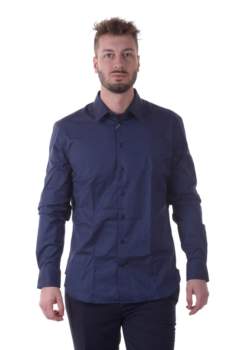 Camicia Armani Collezioni Blu Slim Fit 39 - mem39