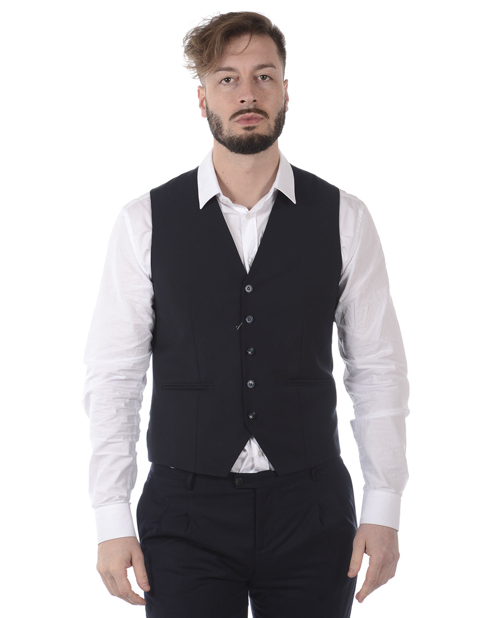 Gilet Blu Daniele Alessandrini - mem39