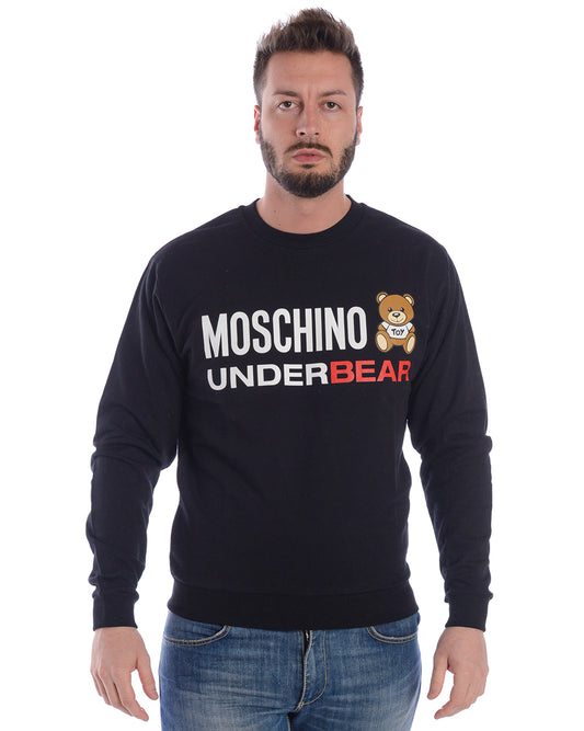 Moschino Underwear Felpa Nero Cotton. - mem39