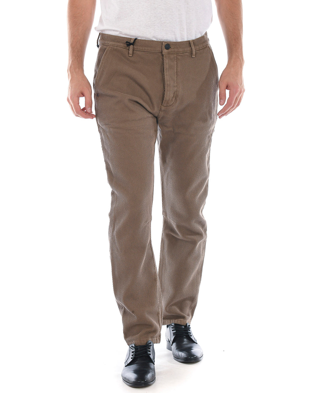 Pantaloni Beige Daniele Alessandrini - mem39