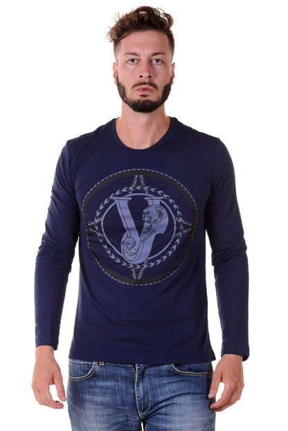 T-shirt Versace Jeans Blu Intenso - mem39