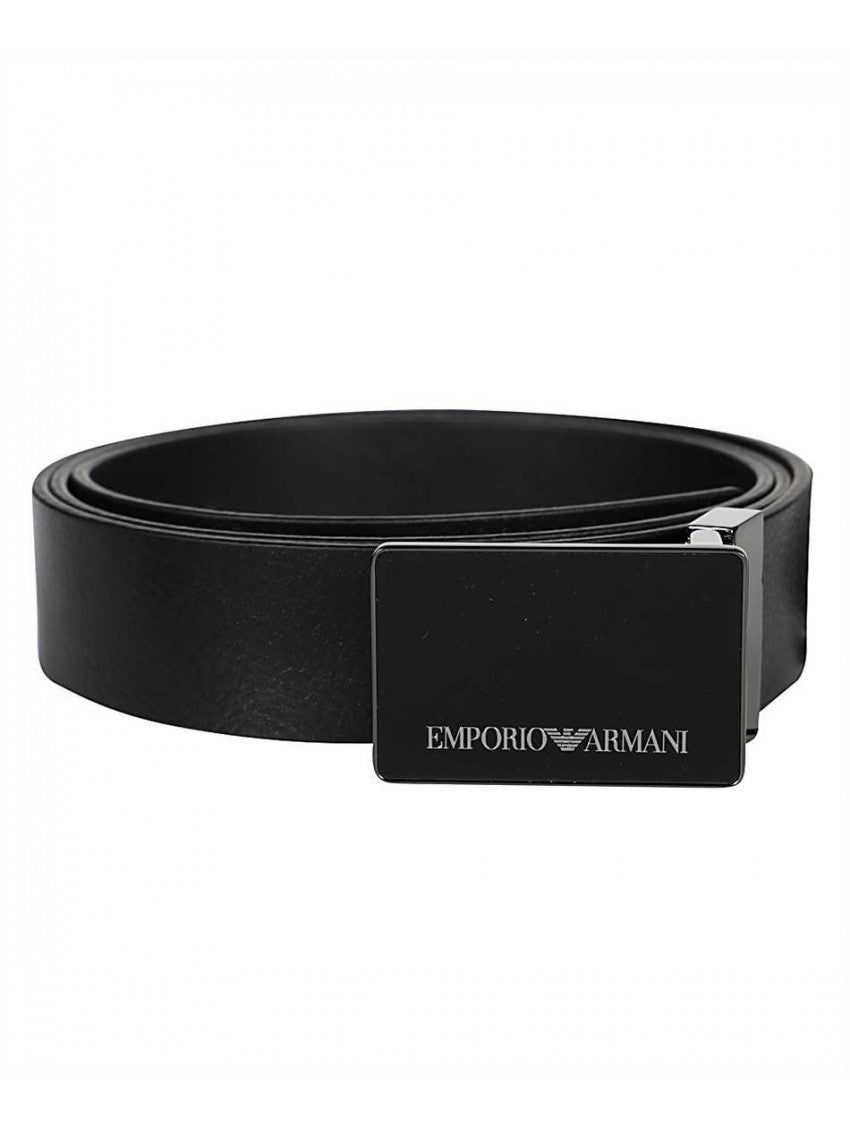 Cintura in Pelle Bovina Nera Emporio Armani - mem39