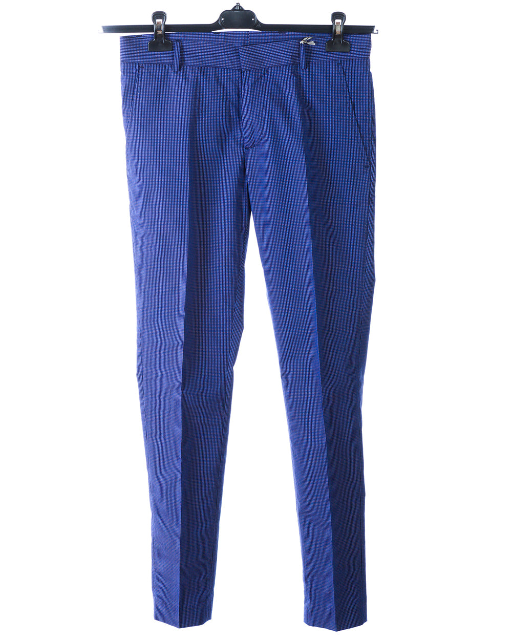 Pantaloni Blu in Cotone Daniele Alessandrini - mem39