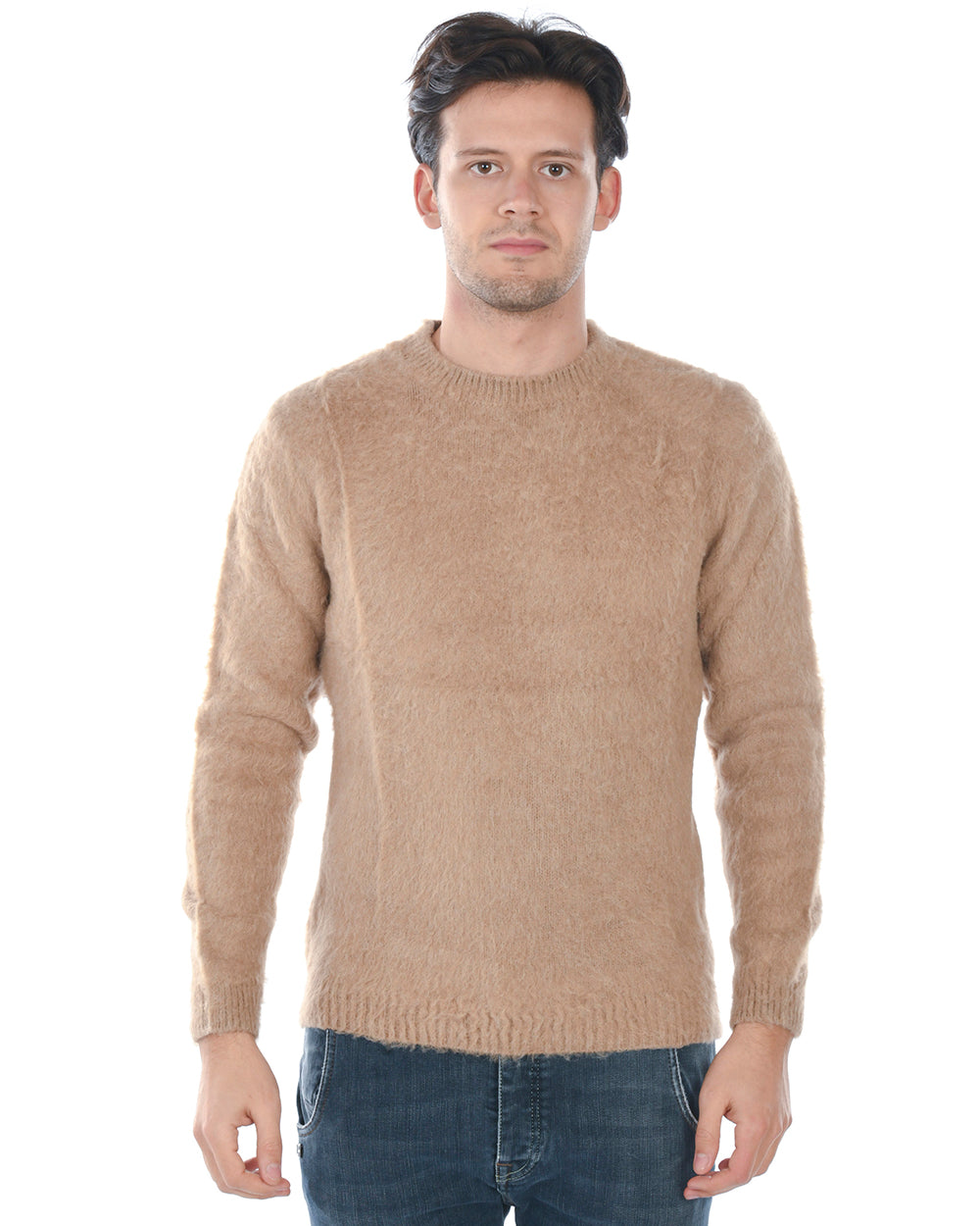 Maglione Beige Eleganza Daniele Alessandrini - mem39