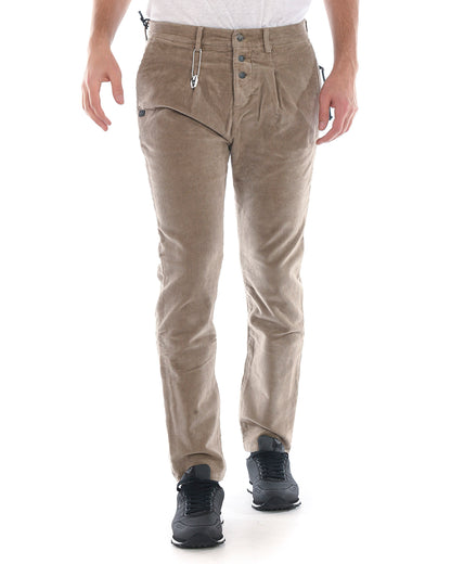 Pantaloni Beige Daniele Alessandrini - mem39