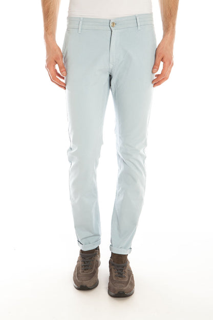 Pantaloni Daniele Alessandrini in Cotone ed Elastan - mem39