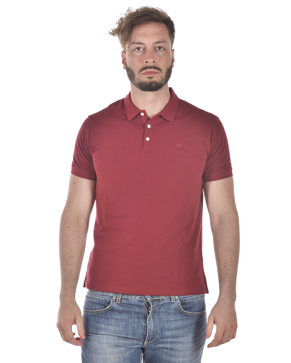 Polo Cotone Blu Emporio Armani - mem39