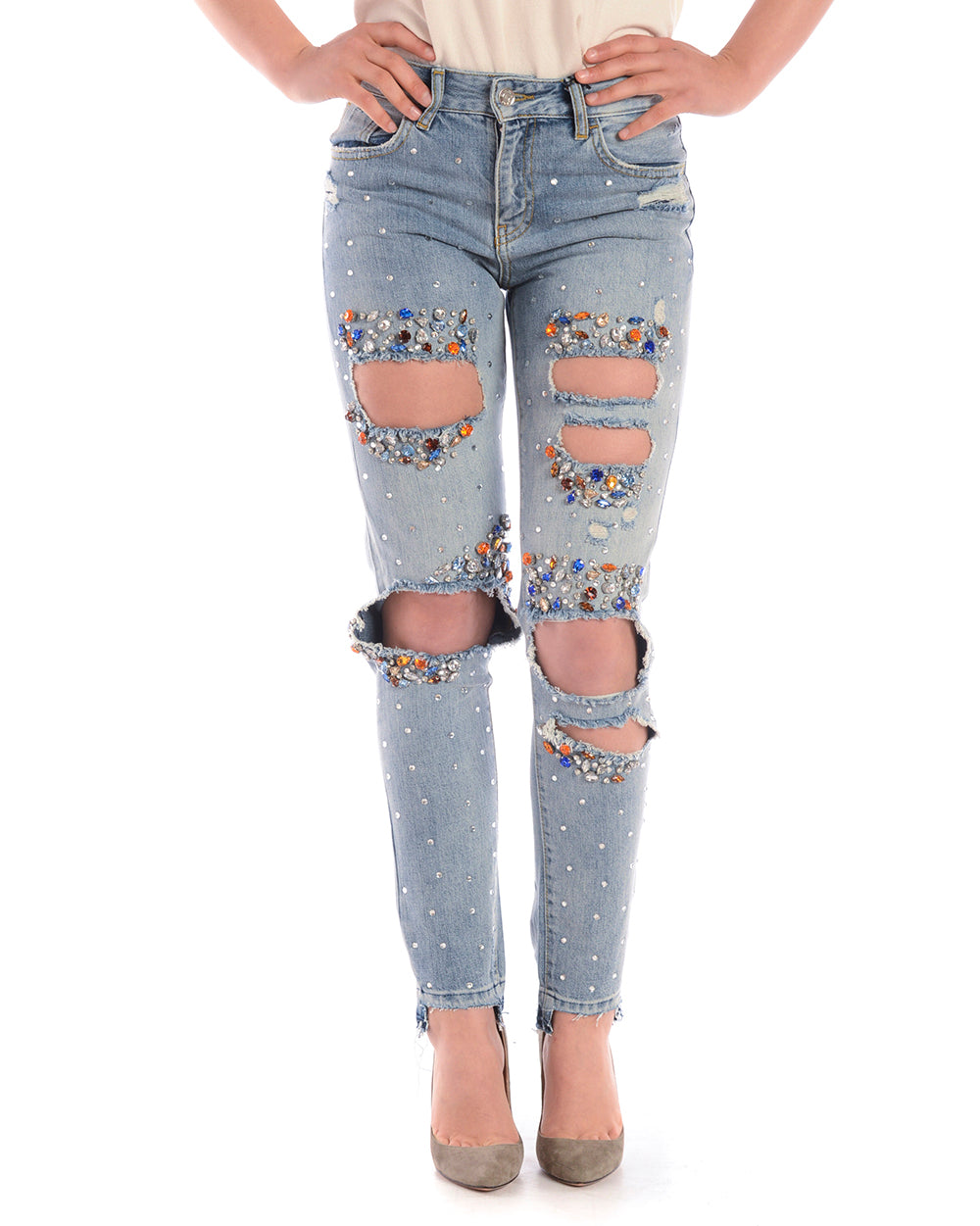 Jeans Liu Jo High Waist Denim Eleganza - mem39