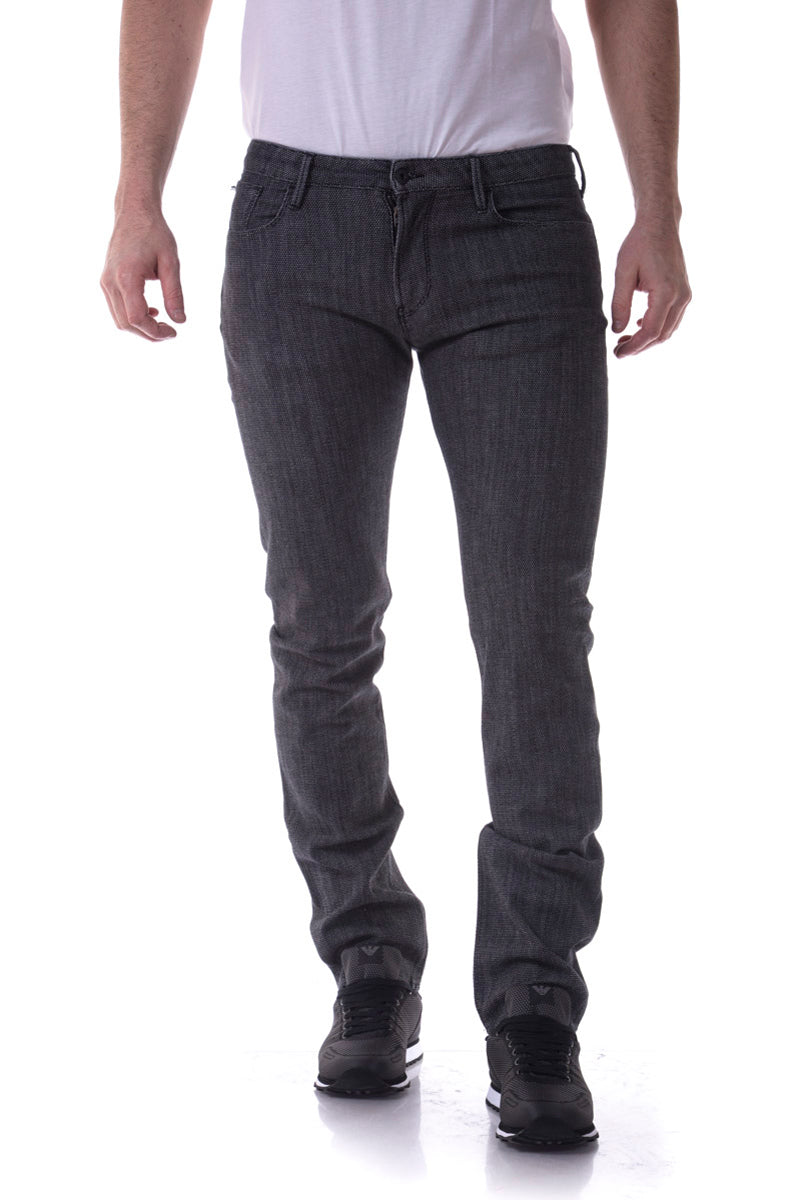 Polo Armani Jeans AJ Nero in Cotone - mem39