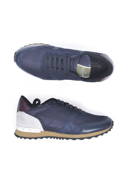 Sneakers Valentino Mix Blu Pelle/Tessuto - mem39