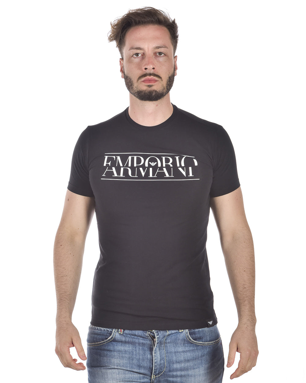 Maglietta Emporio Armani Nero Elastan - mem39