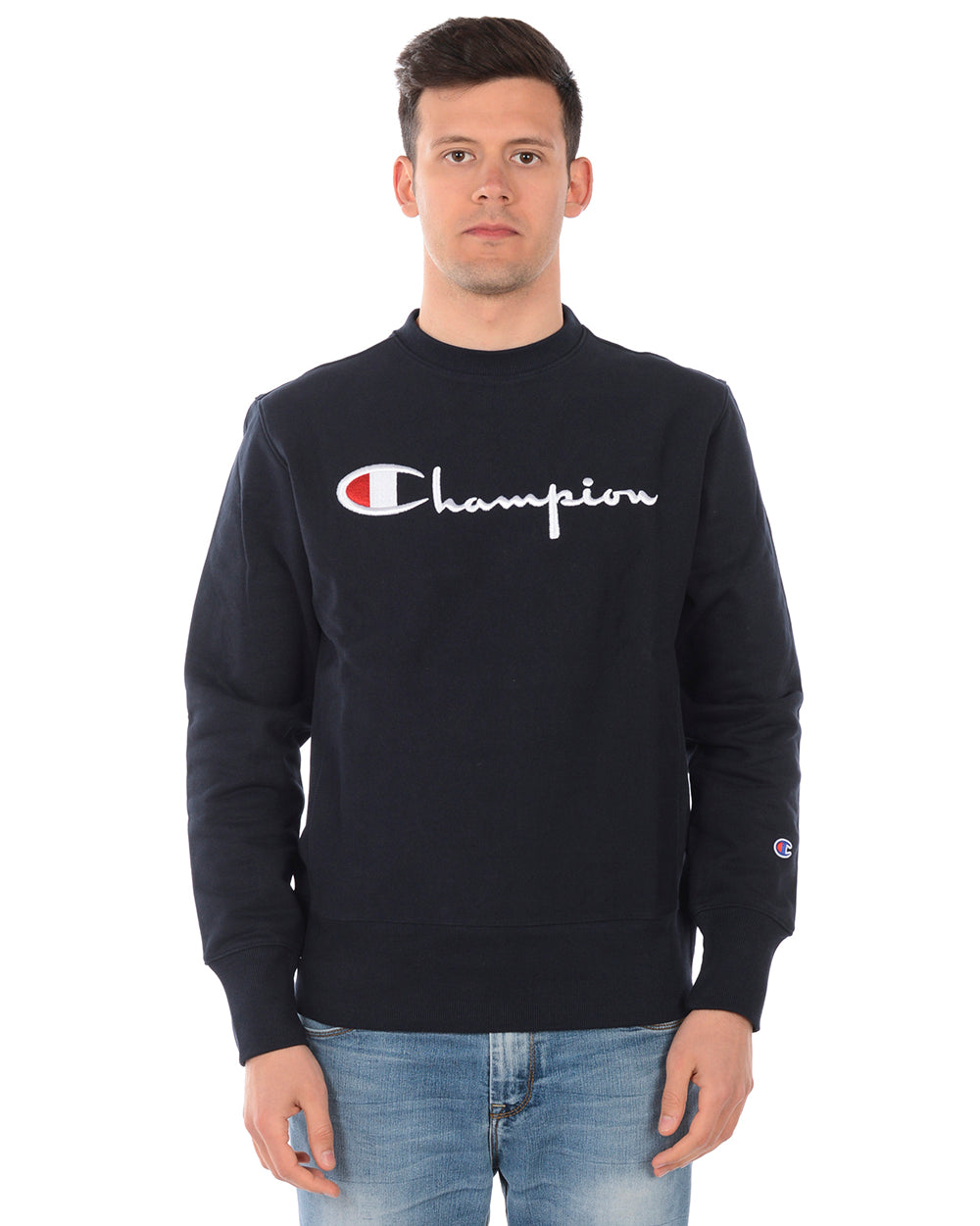 Felpa Champion Blu in Cotone - mem39