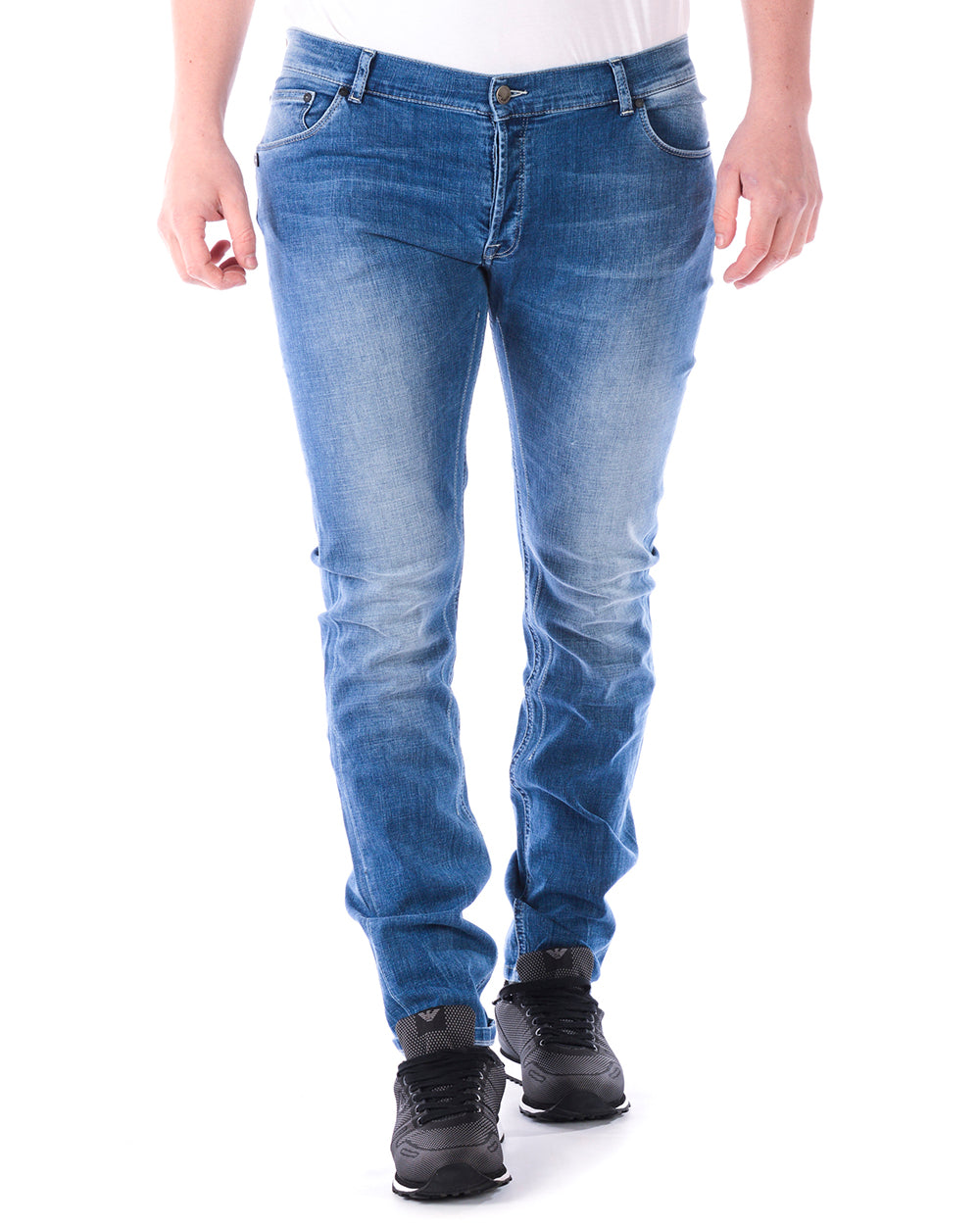 Jeans Daniele Alessandrini Denim Alta Qualità - mem39