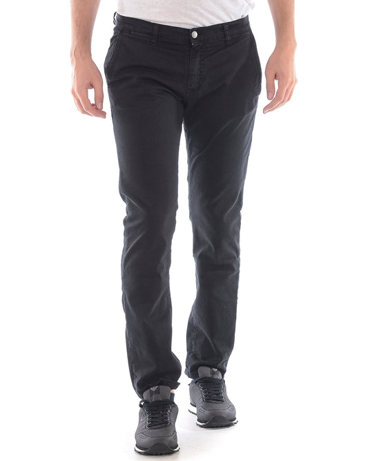 Pantaloni Nero Daniele Alessandrini - mem39