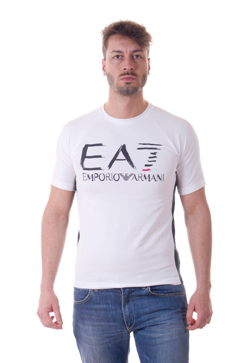 Maglia Nera Manica Corta Emporio Armani EA7 - mem39