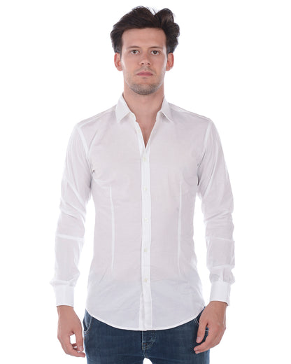 Camicia Daniele Alessandrini Eleganza Nera M - mem39