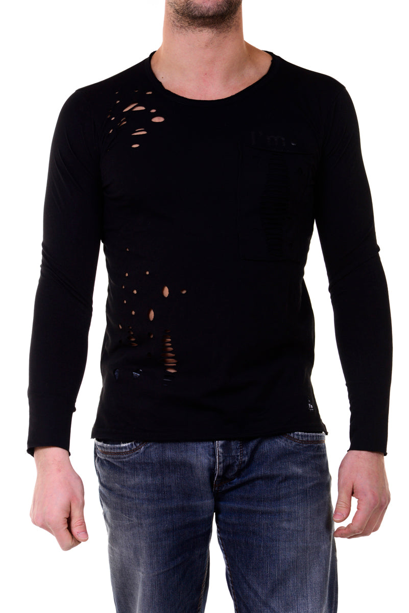 Maglia Manica Lunga Nero I'M C Couture - mem39