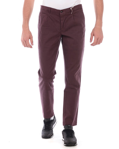 Pantaloni Blu Intenso Confort Daniele Alessandrini - mem39