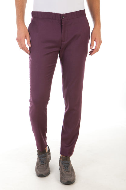 Pantaloni Bordeaux Daniele Alessandrini - mem39