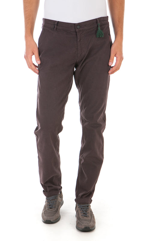 Pantaloni Bordeaux Scuro Daniele Alessandrini - mem39