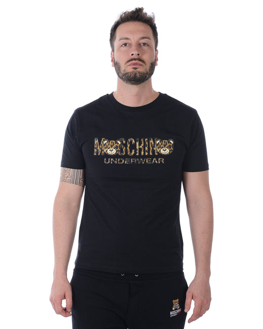 T-shirt Moschino Underwear Stampato Nero GGXXL - mem39