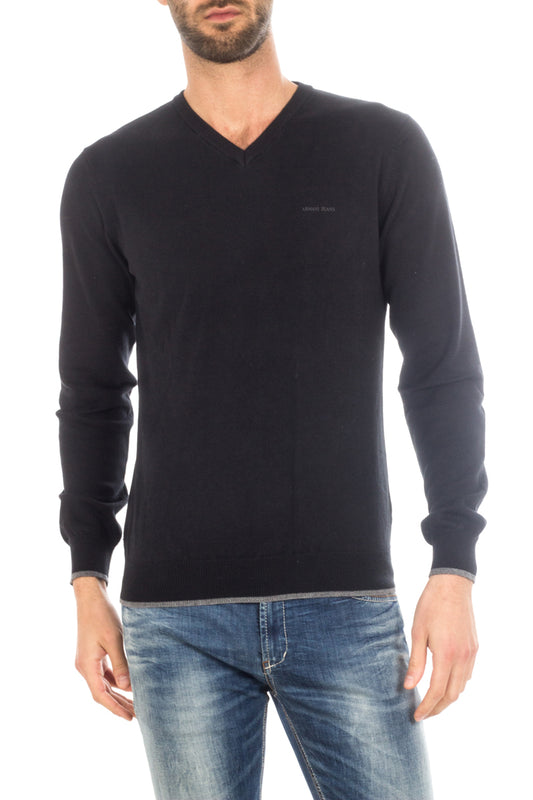 Maglia Armani Jeans AJ S Nero - Eleganza e Calore - mem39