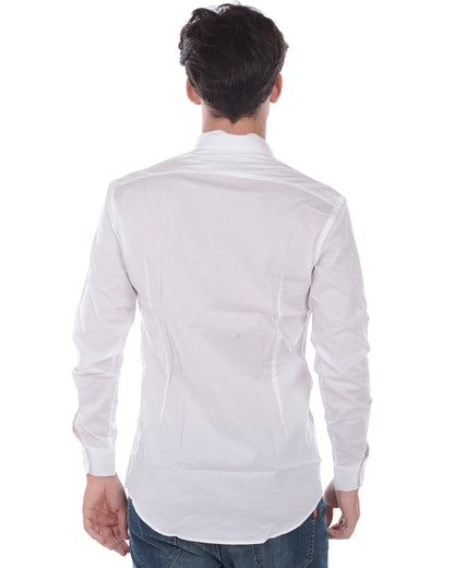 Camicia Bianco Puro Daniele Alessandrini - mem39