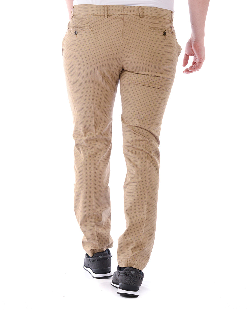 Pantaloni Daniele Alessandrini Beige Elasticizzati - mem39