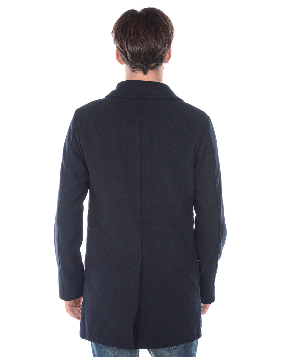 Cappotto Eleganza Invernale Daniele Alessandrini Blucerchiato - mem39