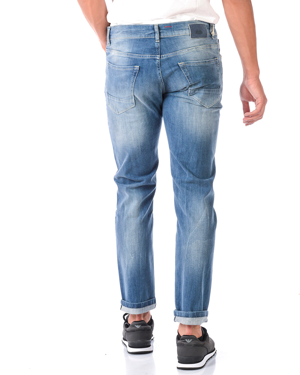 Jeans Daniele Alessandrini Blu Scuro Stretch - mem39