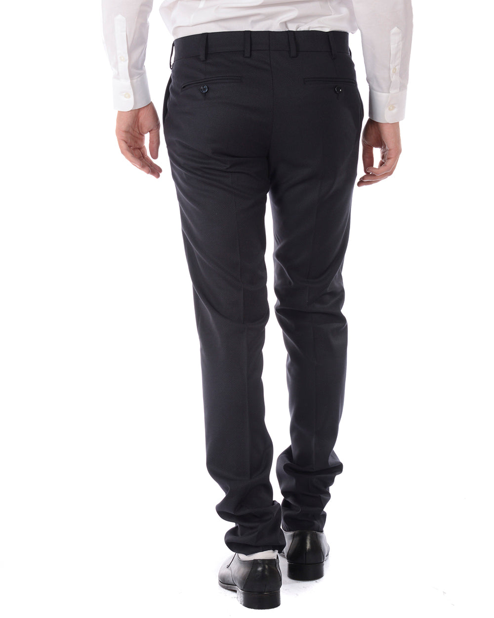 Pantaloni Blu Daniele Alessandrini Classic Fit - mem39