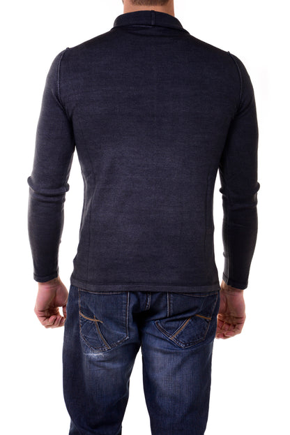 Maglia Lana Merino Blu I'M C COUTURE - mem39