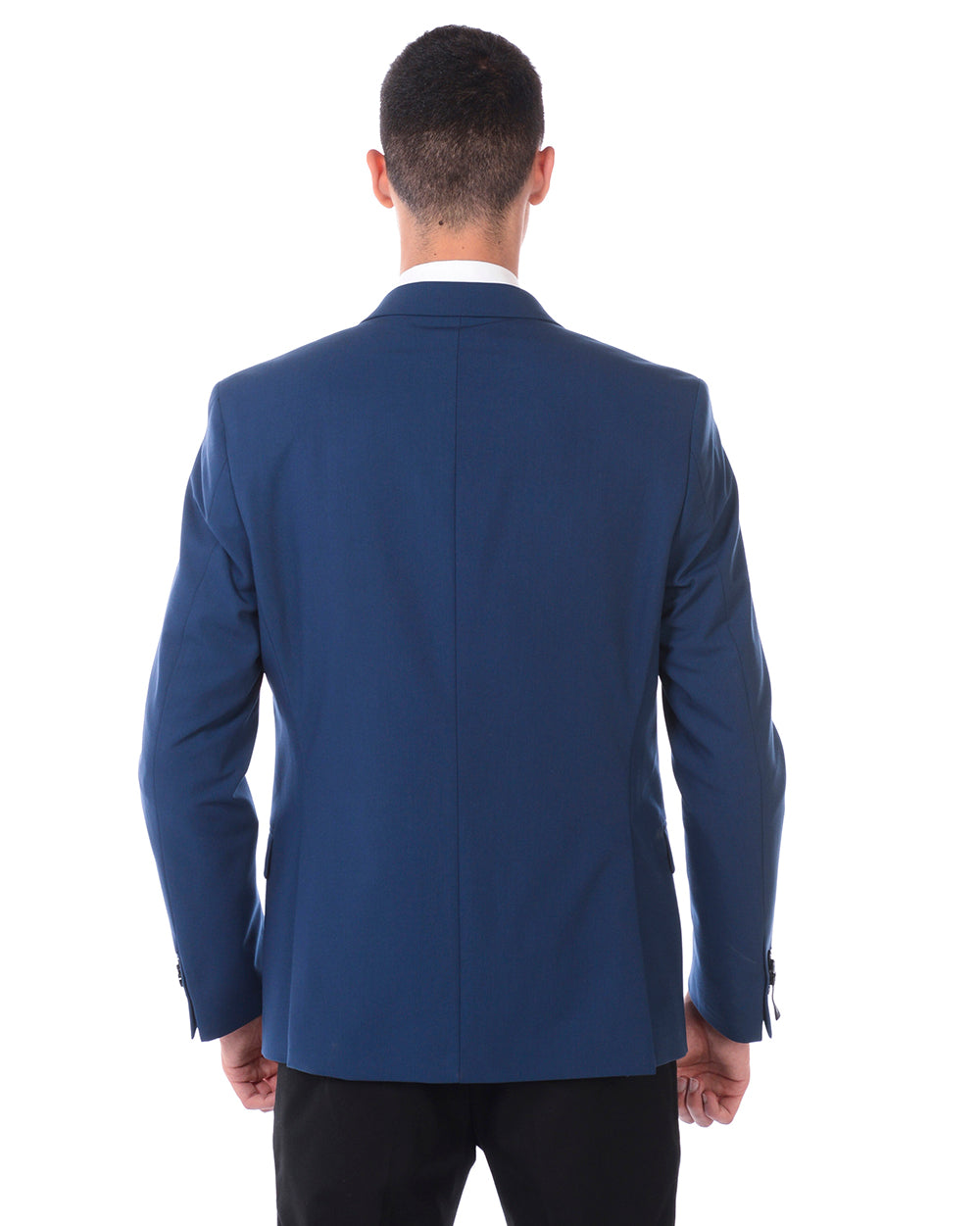 Giacca Elegante Blu Daniele Alessandrini - mem39