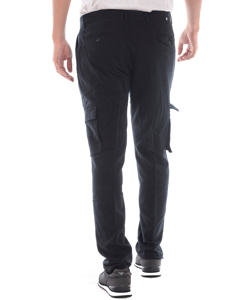 Pantaloni Nero Daniele Alessandrini M - mem39