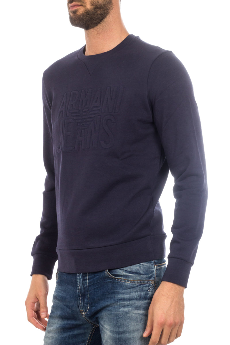 Felpa Armani Jeans AJ Blu Cotton & Polyester - mem39