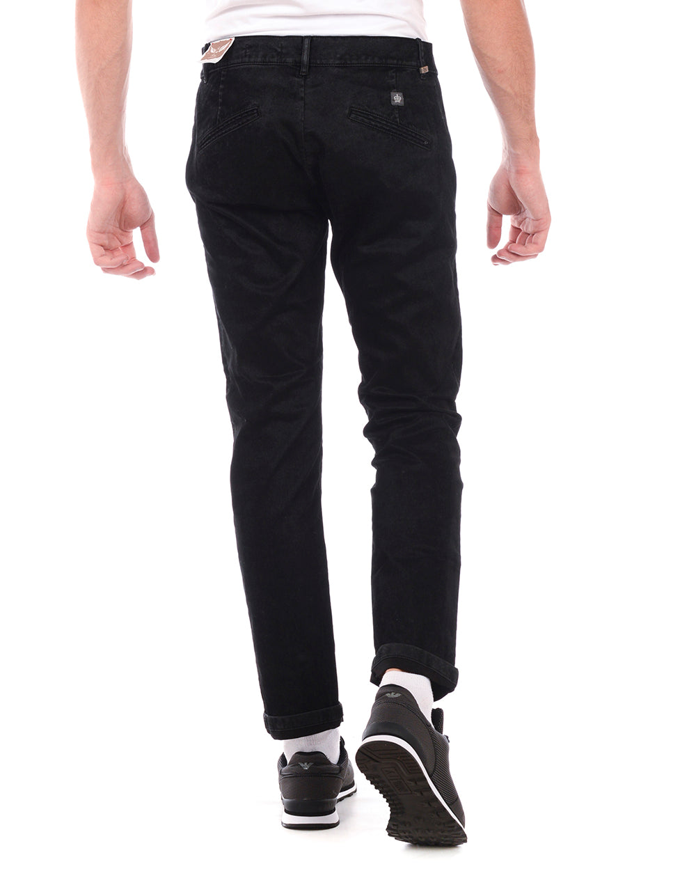 Pantaloni Skinny Nero Daniele Alessandrini - mem39