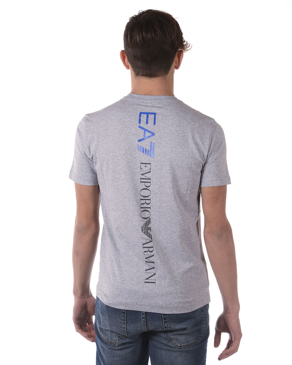 T-shirt Grigio Chiaro Emporio Armani EA7 - mem39