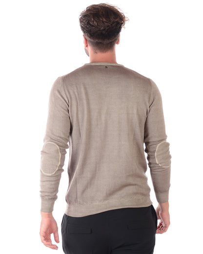 Maglia in Lana Beige Daniele Alessandrini - mem39