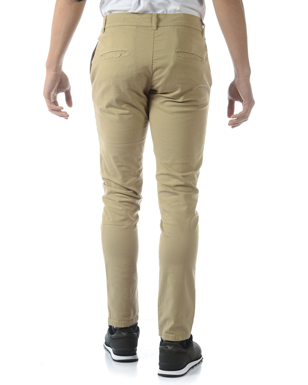 Pantaloni Beige Daniele Alessandrini Confort - mem39