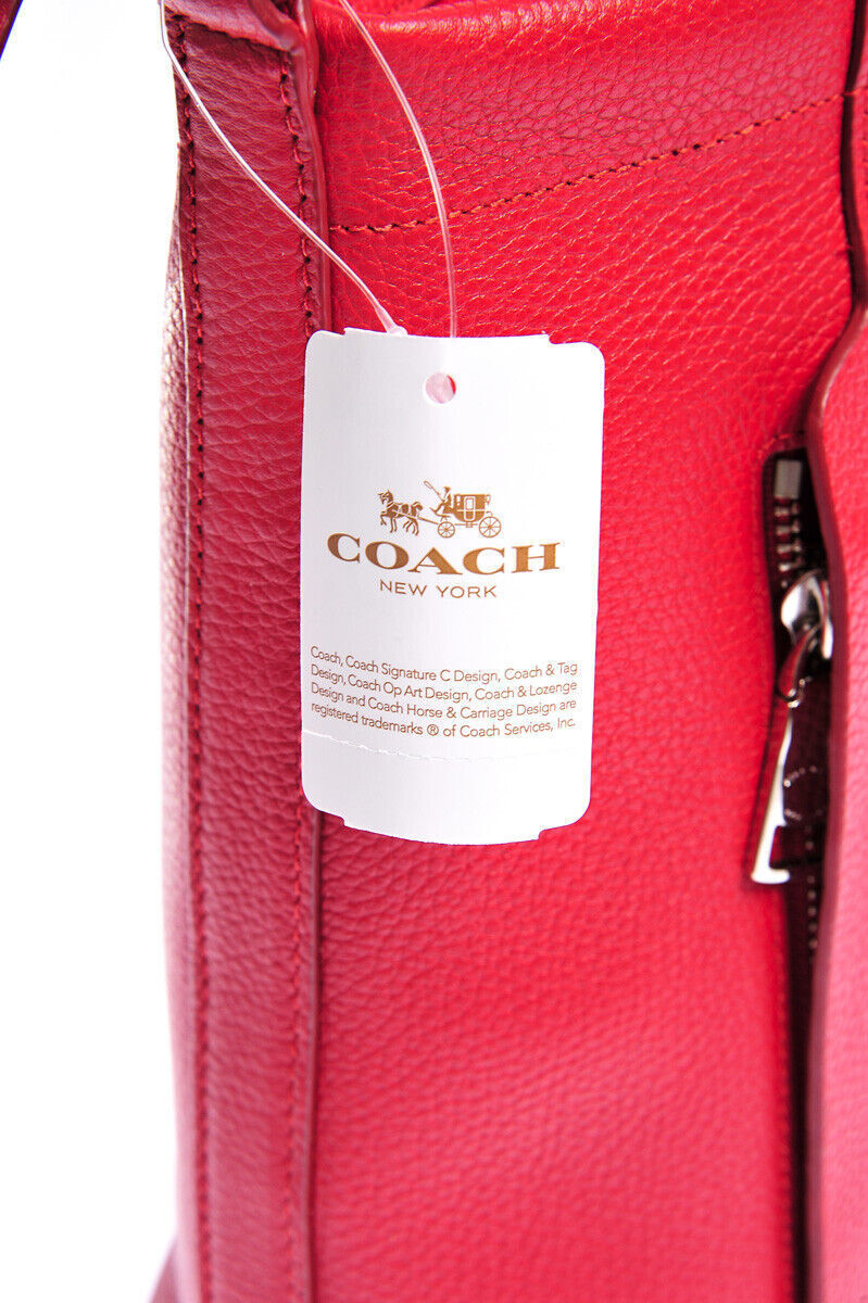 Borsa Rossa in Pelle Coach U - mem39